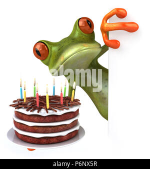 Grenouille D Anniversaire Photo Stock Alamy