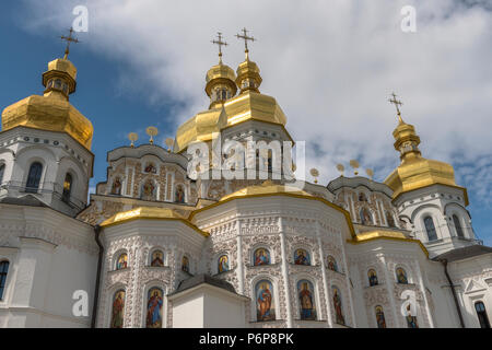 Cathédrale de la Dormition (Ouspensky sobor), Kiev. L'Ukraine. Banque D'Images