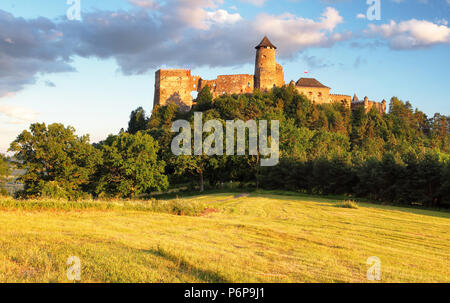 Stara Lubovna château en Slovaquie, l'Europe vue Banque D'Images