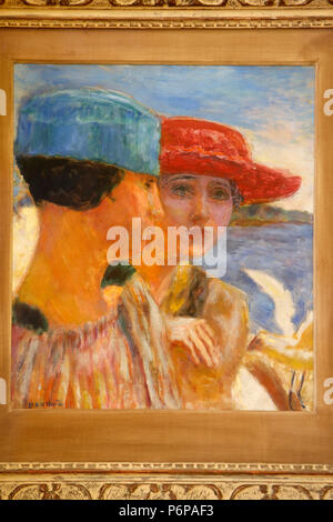 Musée du Petit Palais, Paris, France. Pierre Bonnard, jeunes filles ˆ la mouette (jeunes femmes et seagull), 1917, huile sur toile. Banque D'Images