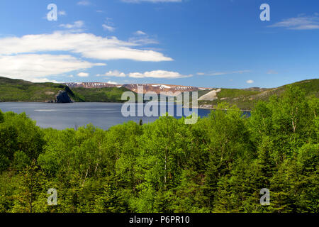 Les Labrador, Canada. Les scenic paysage le long de la côte du Labrador 510N, Trans Labrador, Terre-Neuve-Labrador, Canada Banque D'Images