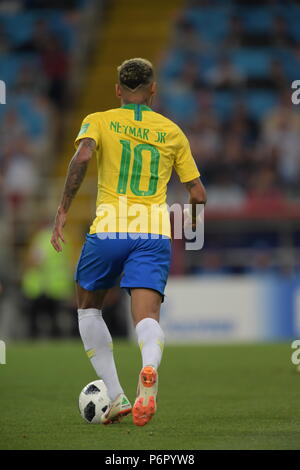 Moscou, Russie. 27 Juin, 2018. Neymar (BRA), Coupe du Monde de la FIFA, Russie 2018 Groupe E match entre la Serbie 0-2 Brésil au Stade du Spartak de Moscou, Russie, le 27 juin 2018. Credit : EXTRÊME-ORIENT PRESSE/AFLO/Alamy Live News Banque D'Images