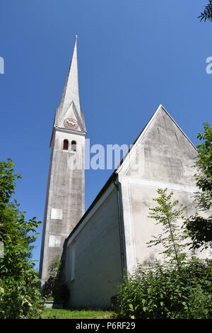 Johannes Paulus und Kirche St. Mauerkirchen Chiemgau Chiemsee Banque D'Images