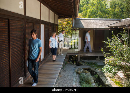 Shofuso la maison et le jardin japonais à Philadelphie PA Banque D'Images