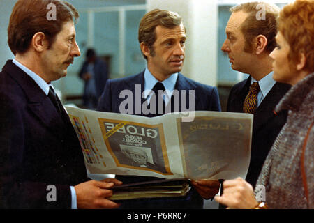 L'Héritier l'Héritier Année : 1972 - France Jean-Paul Belmondo, Jean Rochefort, Michel Beaune Directeur : Philippe Labro Banque D'Images