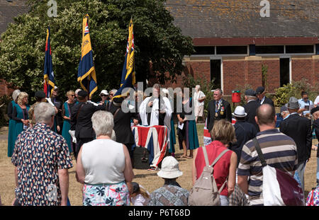 La ville de Sidmouth est du Devon, Angleterre, Royaume-Uni. Le Jambon pendant une journée des Forces armées à Sidmouth Banque D'Images