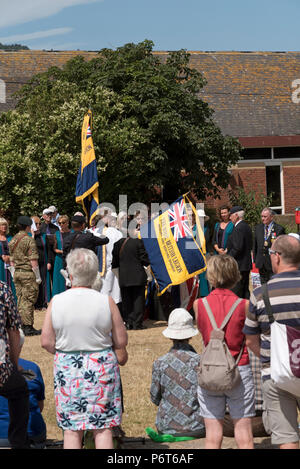 La ville de Sidmouth est du Devon, Angleterre, Royaume-Uni. Le Jambon pendant une journée des Forces armées à Sidmouth Banque D'Images