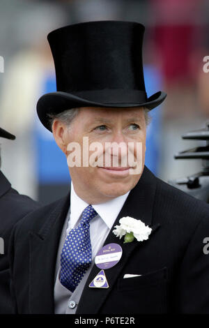 Royal Ascot, Portrait de David Armstrong-Jones, 2e comte de Snowdon Banque D'Images