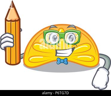 Jelly Candy orange étudiant cartoon caractère Illustration de Vecteur