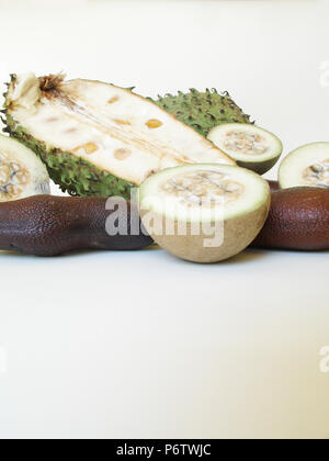 Guanabana (corossol), jenipapo, jatoba, São Paulo, Brésil Banque D'Images