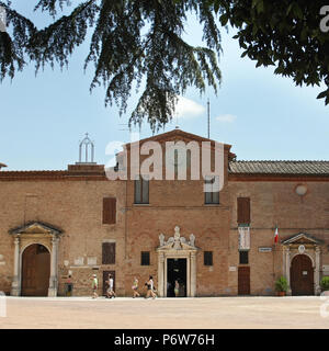 Aperçu de Sienne, Toscane - Italie Banque D'Images