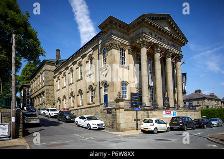 St Mary's Chambers Haslingden and Rawtenstall Route 1856 a commencé sa vie en tant que route Haslingden and United Methodist Church, vallée de Rossendale, Lancashire Banque D'Images