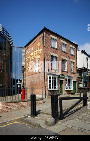 Musée des Pionniers de Rochdale considéré comme le berceau du mouvement coopératif moderne sur Toad Lane, Greater Manchester Banque D'Images