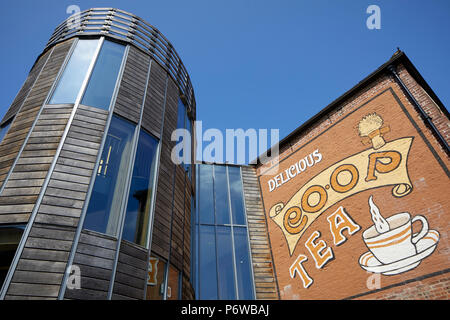 Musée des Pionniers de Rochdale considéré comme le berceau du mouvement coopératif moderne sur Toad Lane, Greater Manchester Banque D'Images