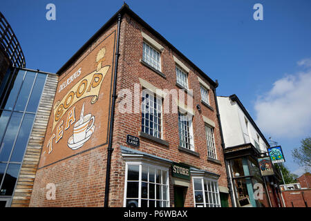 Musée des Pionniers de Rochdale considéré comme le berceau du mouvement coopératif moderne sur Toad Lane, Greater Manchester Banque D'Images