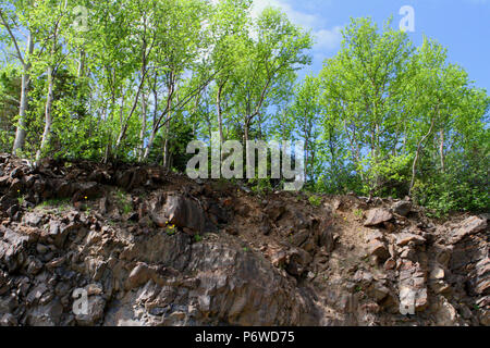 Les Labrador, Canada. Les scenic paysage le long de la côte du Labrador 510N, Trans Labrador, Terre-Neuve-Labrador, Canada Banque D'Images