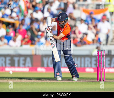 Manchester, UK. 3 JUILLET 2018 , Unis Old Trafford, Manchester, Angleterre, 1C20, C20, Vitalité l'Angleterre v l'Inde ; Moeen Ali de l'Angleterre : Crédit News Images /Alamy Live News Banque D'Images