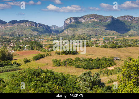 Cuba, Pinar del RÃ-o, Province de Vinales, vallée de Vinales Banque D'Images