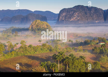 Cuba, Pinar del RÃ-o, Province de Vinales, vallée de Vinales Banque D'Images