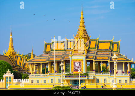 Moonlight Pavilion (Preah Thineang Chan Chhaya) du Palais Royal, Phnom Penh, Cambodge Banque D'Images