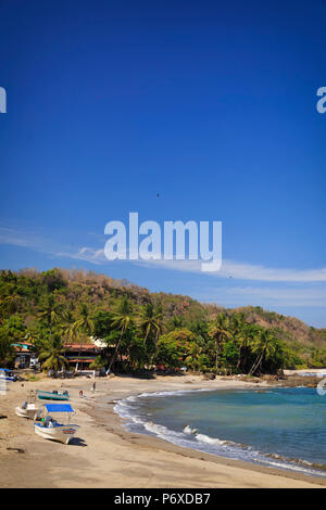 Costa Rica, Guanacaste, Péninsule de Nicoya, Montezuma, Costa Rica Beach Banque D'Images