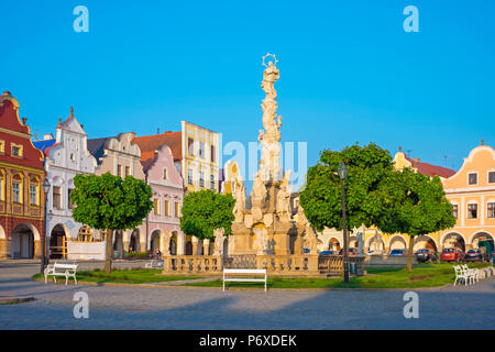 République tchèque, région Vysocina, Telc. Banque D'Images