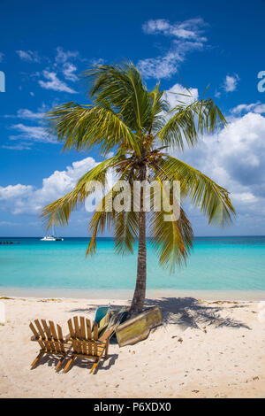 République dominicaine, Punta Cana, Parque Nacional del Este, l'île de Saona, Catuano Beach Banque D'Images