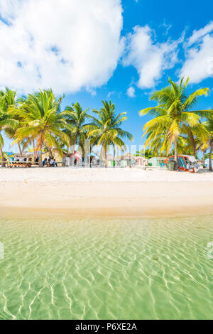 Juan Mano, l'île de Saona, à l'Est Parc National (Parque Nacional del Este), la République dominicaine, la mer des Caraïbes. Banque D'Images