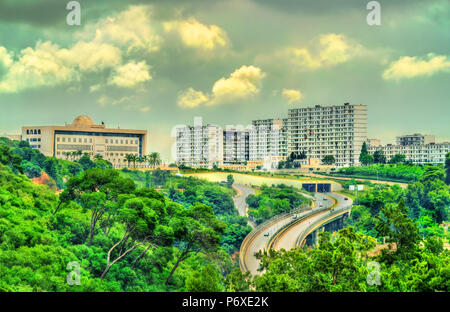 Vue sur le centre-ville d'Alger en Algérie Banque D'Images