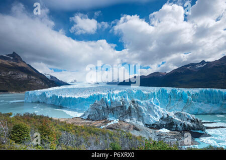 L'Amérique du Sud, en Patagonie, Argentine, Santa Cruz, El Calafate, le Parc National Los Glaciares, le Perito Moreno, Banque D'Images