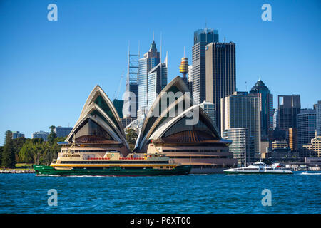 L'Opéra de Sydney, Darling Harbour, Sydney, New South Wales, Australia Banque D'Images