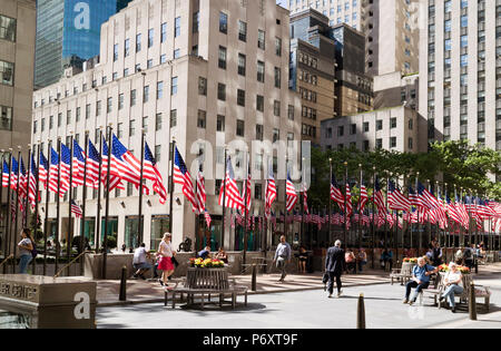 Le Rockefeller Center, New York, USA Banque D'Images