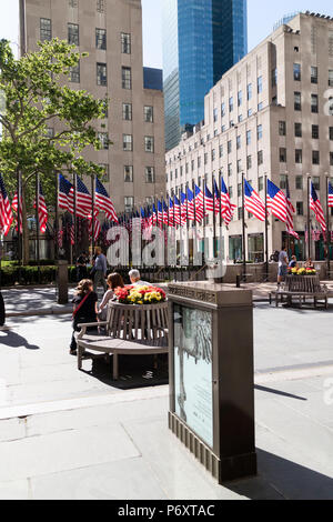 Le Rockefeller Center, New York, USA Banque D'Images