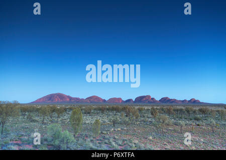 Kata Tjuta / les Olgas (Site du patrimoine mondial de l'UNESCO), Parc National d'Uluru-Kata Tjuta, Territoire du Nord, Australie Banque D'Images