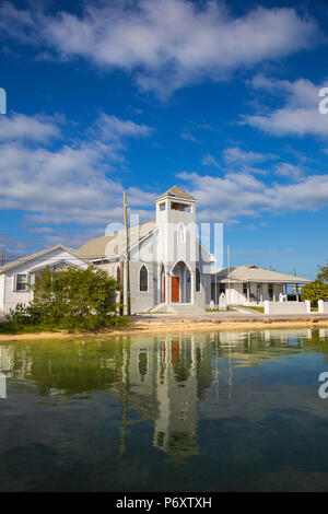 Abaco Bahamas, îles, Green Turtle Cay, New Plymouth, l'église Saint Pierre Banque D'Images