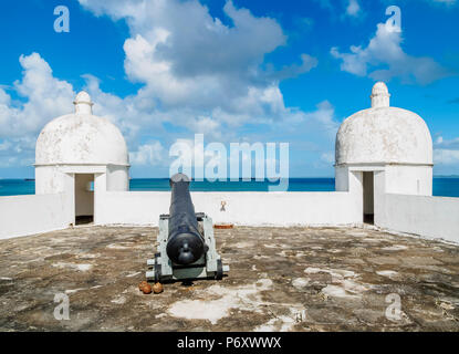 Nossa Senhora de Monte Serrat Fort, Salvador, État de Bahia, Brésil Banque D'Images