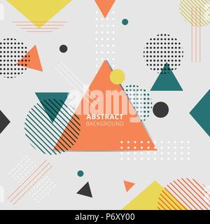 Abstract background style coloré géométrique. Vector illustration Illustration de Vecteur