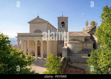 République de Saint-Marin, Repubblica di San Marino San Marino. Basilique del Santo, San Marino Banque D'Images