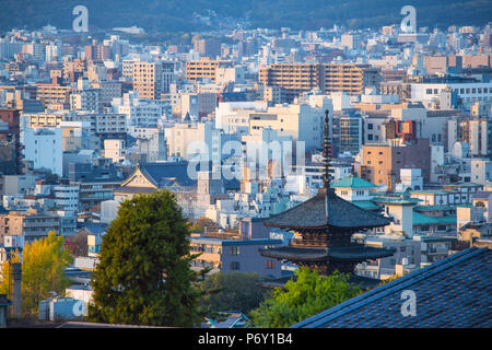 Le Japon, Kyoto, le Temple Kiyomizu-dera Banque D'Images