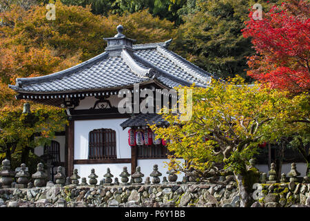 Le Japon, Kyoto, de Arashiyama, Adashino Nenbutsu-Ji Temple Banque D'Images