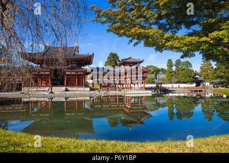 Le Japon, Kyoto, Uji, Temple Byodoin Banque D'Images