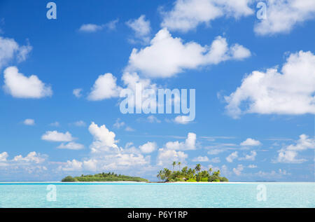 Tropical Island, South Male Atoll, Maldives, Atoll de Kaafu Banque D'Images