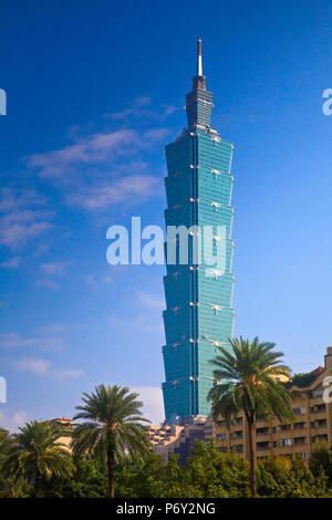 Taiwan, Taipei, Taipei 101, une fois que le plus haut bâtiment du monde Banque D'Images