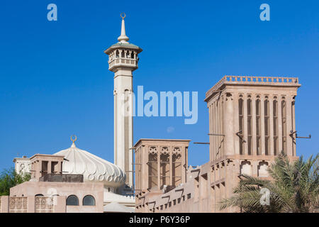 Émirats Arabes Unis, Dubai, Dubai, mosquée à la Cour des règles Banque D'Images