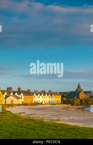 Royaume-uni, Ecosse, Argyll et Bute, Islay, Port Ellen, Loch Leodamais, Frederick Crescent Banque D'Images