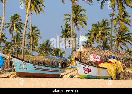 L'Inde, Goa, Colva beach Banque D'Images