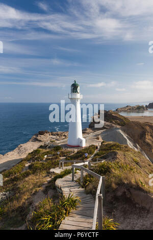 Nouvelle Zélande, île du Nord, Delémont, Delémont Lighthouse Banque D'Images