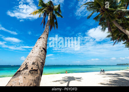 L'Asie, l'Asie du Sud, Philippines, Western Visayas, Boracay, Dinwid Beach Banque D'Images