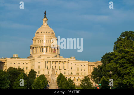 États-unis, District de Columbia, Washington, du Capitole des États-Unis Banque D'Images