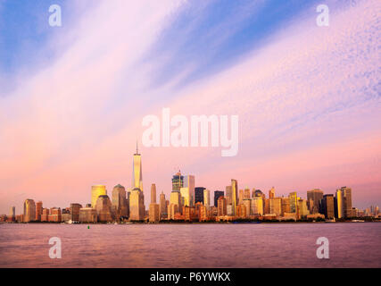 Manhattan skyline, New York, USA Banque D'Images